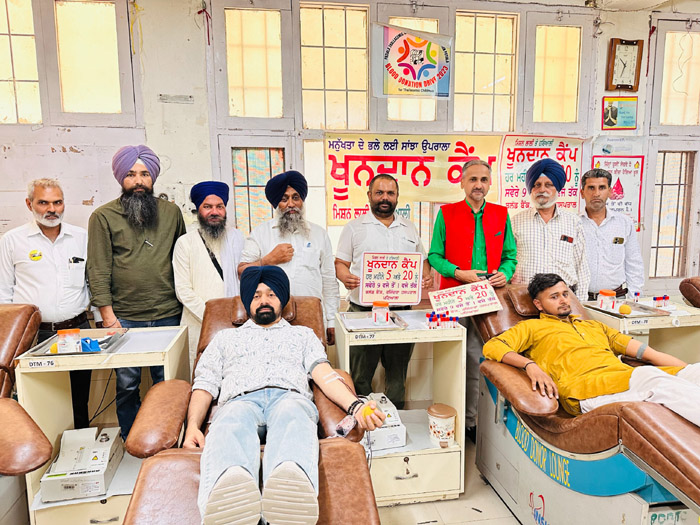 Donating blood is the greatest service to humanity: Kripal Singh Badungar